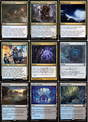 Dimir commander deck - 9, x