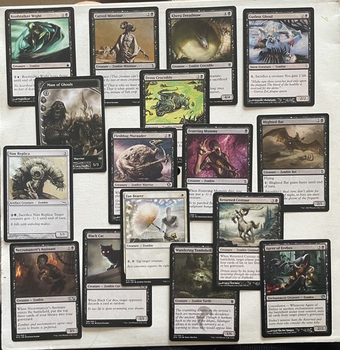 Mtg black zombie - black,