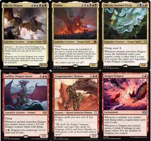 The dragon commander deck - commander,
