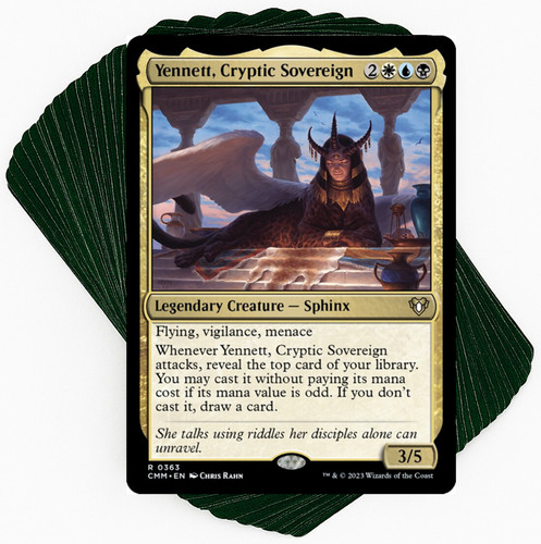 Custom commander deck - commander, deck***