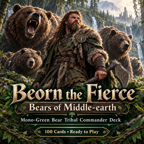 Mtg beorn the fierce commander - mtg,