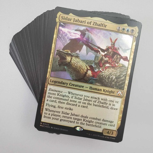 Mtg commander sidar jabari - commander, of