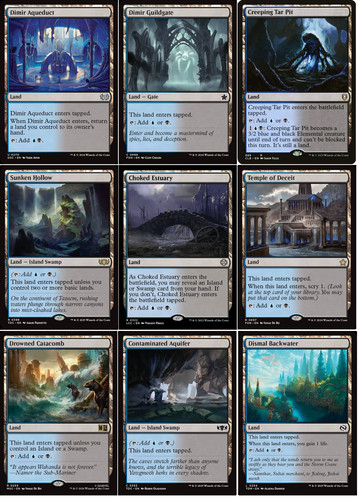 Dimir lands commander deck - 9,