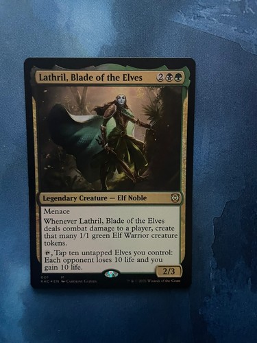 Commander deck mtg lathril - commander,