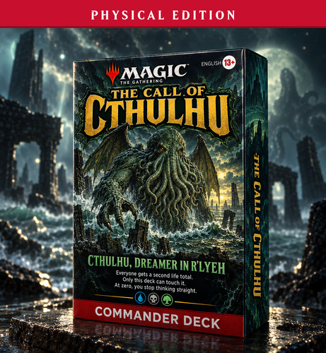 Cthulhu printed 100 card - 100,