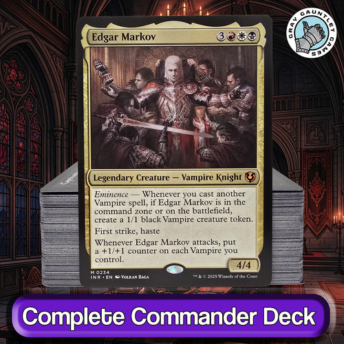 Edgar markov commander deck - edgar,
