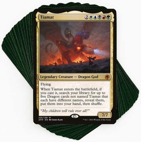 Custom commander deck - commander, deck***