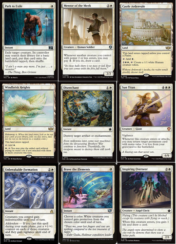 White commander deck - 9,