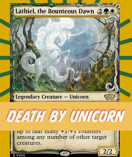 Lathiel death unicorn - death, by