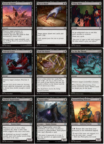 Black commander deck - 9,