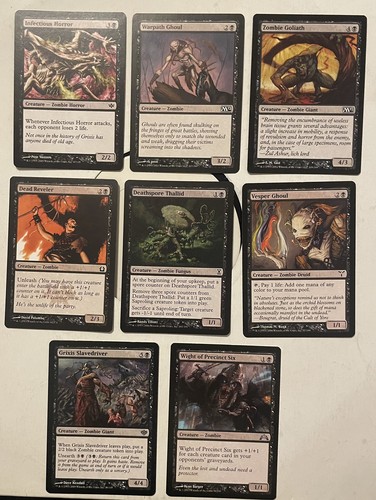 Mtg black zombie tribal deck - 8,