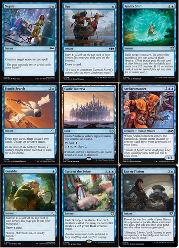 Blue commander deck - x,