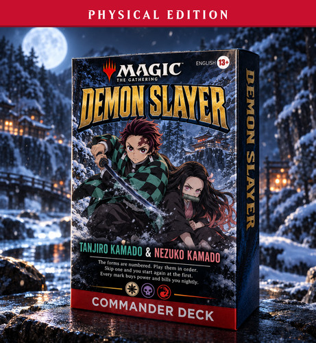 Demon slayer printed 100 card - demon,